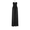 Robe de soirée avec cordons et découpes