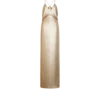 Robe de soirée à broderies de paillettes, encolure en V et découpes Robe de soirée à broderies de paillettes, encolure en V et découpes