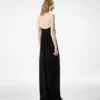 Robe de soirée drapée sans bretelles Robe de soirée drapée sans bretelles