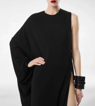 Robe de soirée en jersey crêpe