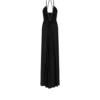 Robe de soirée en jersey stretch à encolure en V profonde