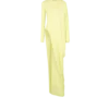 Robe de soirée à manches longues en jersey crêpe