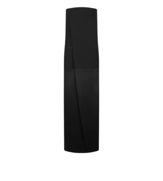 Robe de soirée sans bretelles en laine élégante