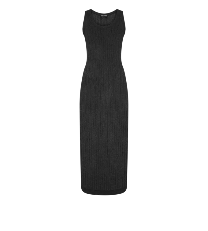 Robe gilet longueur cheville avec plaque métallique Tom Ford Robe gilet longueur cheville avec plaque métallique Tom Ford
