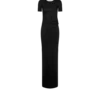 Robe longue avec découpes et fermeture à chaîne