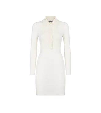 Robe polo courte avec plastron