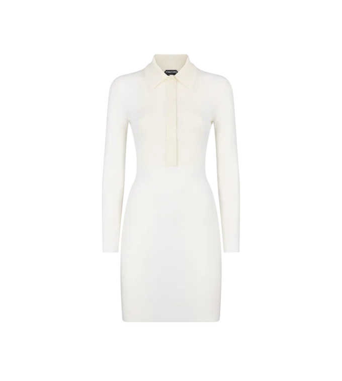 Robe polo courte avec plastron