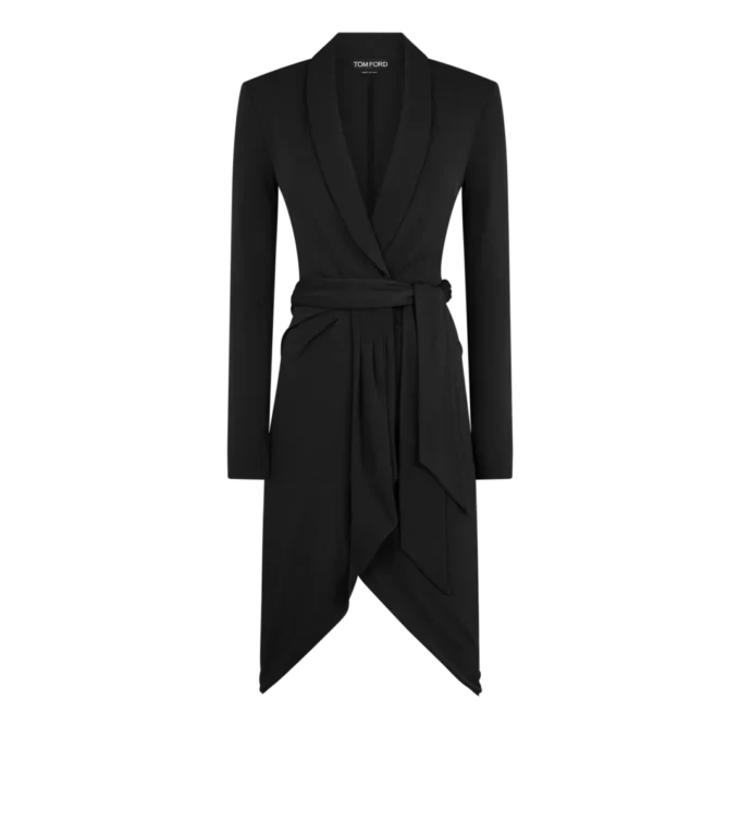 Robe portefeuille à manches longues Robe portefeuille à manches longues