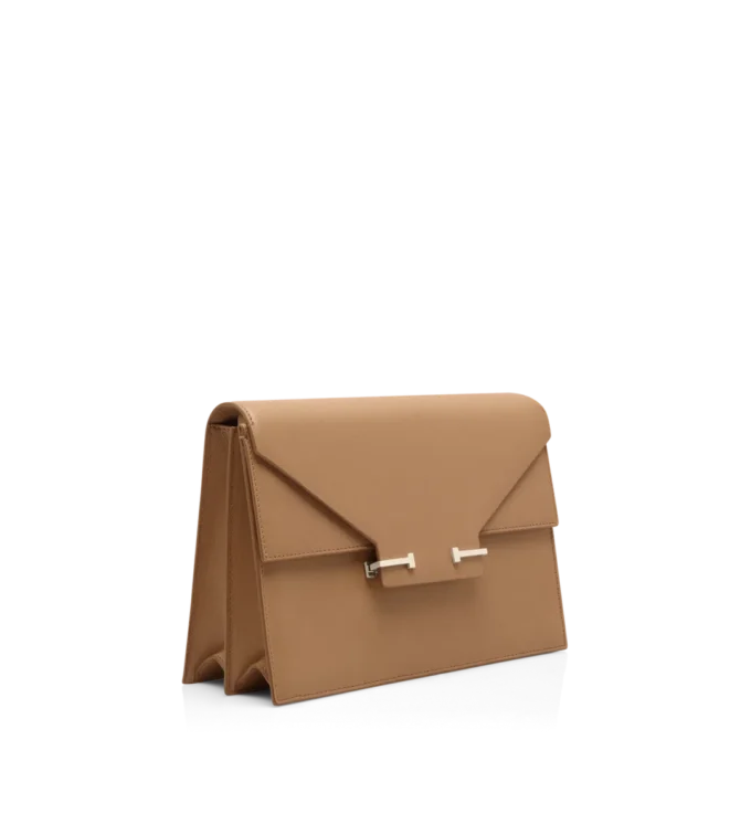 Sac à bandoulière Aube en cuir grainé souple Sac à bandoulière Aube en cuir grainé souple