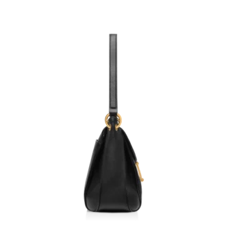 Sac à bandoulière moyen Tara en cuir grainé naturel