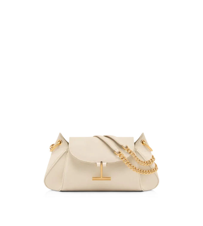 Sac à bandoulière Tara en cuir grainé naturel Sac à bandoulière Tara en cuir grainé naturel