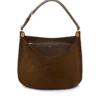 Sac à bandoulière Tara en cuir suédé et cuir lisse Sac à bandoulière Tara en cuir suédé et cuir lisse