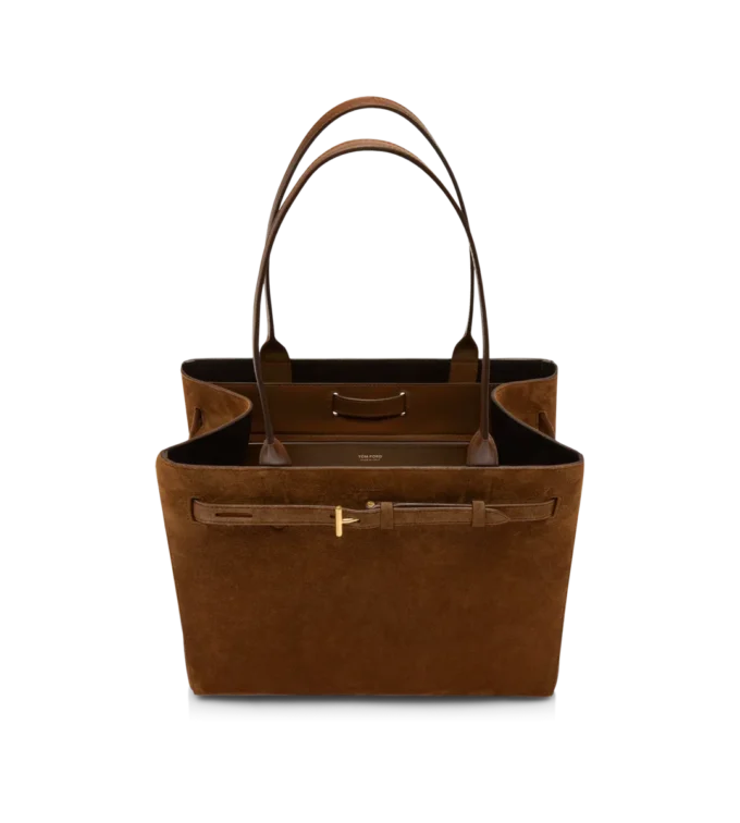 Sac cabas moyen Audrey en cuir suédé Sac cabas moyen Audrey en cuir suédé