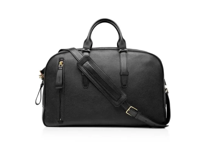 Sac de bowling Buckley en cuir grainé