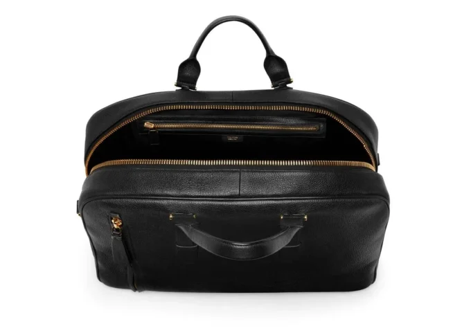 Sac de bowling Buckley en cuir grainé