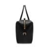 Sac de voyage en cuir lisse avec boucle latérale
