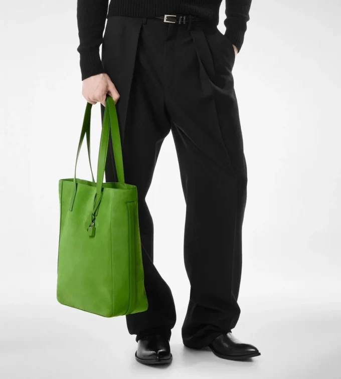 Sac fourre-tout en daim cachemire North South