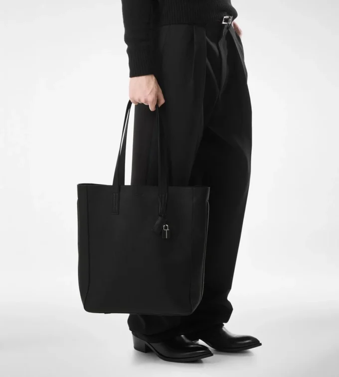 Sac fourre-tout North South en cuir naturel Sac fourre-tout North South en cuir naturel