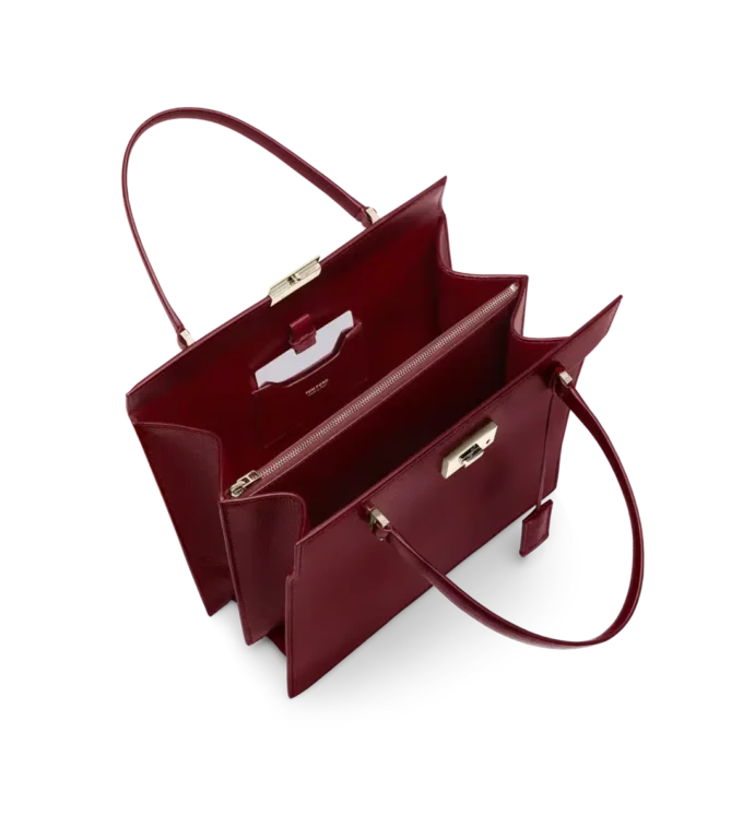 Sac à main en cuir grainé souple Jean Top Handle Sac à main en cuir grainé souple Jean Top Handle