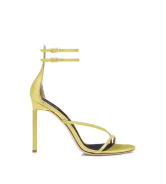 Sandales à bride cheville en satin