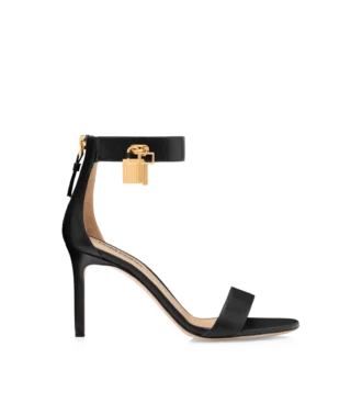 Sandales en cuir avec cadenas