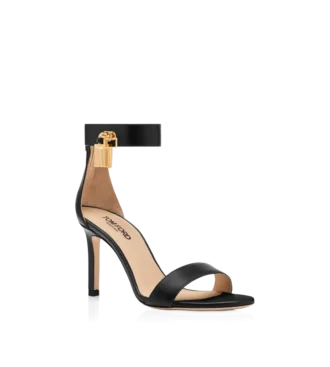 Sandales en cuir avec cadenas