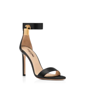 Sandales en cuir avec cadenas