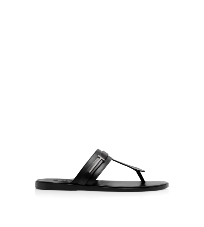 Sandales en cuir lisse Sandales en cuir lisse