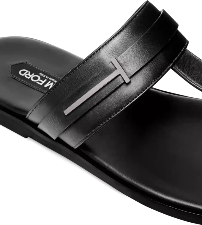 Sandales en cuir lisse Sandales en cuir lisse