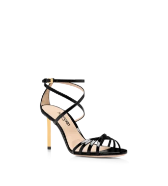 Sandales Ida en cuir verni