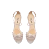 Sandales Ida en python estampé laminé