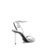 Sandales à talons hauts en cuir nappa laminé