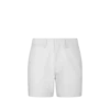 Short ajusté en satin de coton