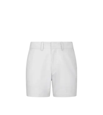 Short ajusté en satin de coton