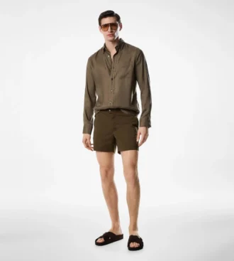 Short de bain en nylon