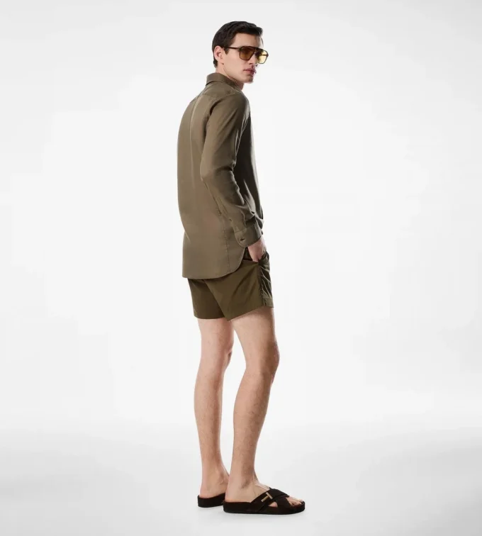 Short de bain en nylon