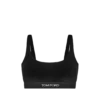 Soutien-gorge signature en velours extensible brillant Soutien-gorge signature en velours extensible brillant