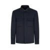 Surchemise double en sergé de coton