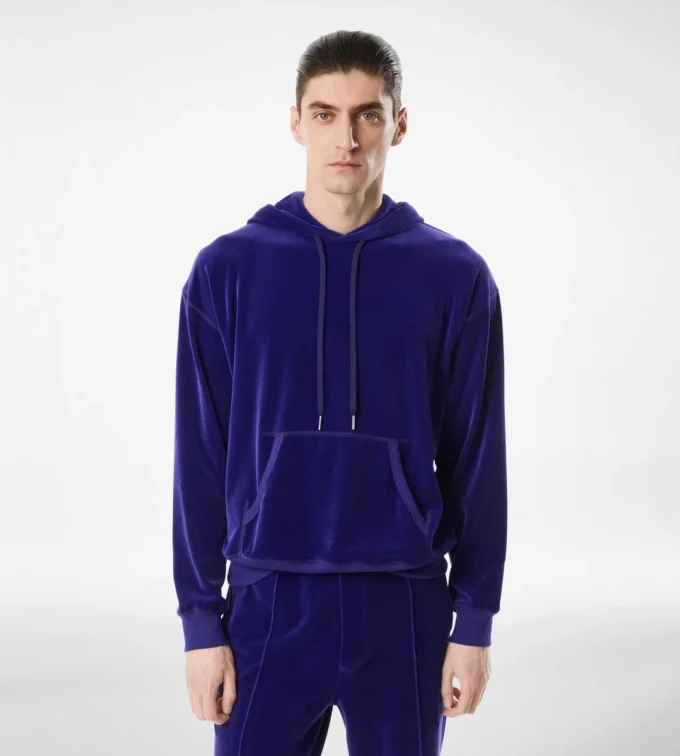 Sweat à capuche en velours Sweat à capuche en velours