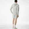 Sweat à capuche zippé en tissu éponge