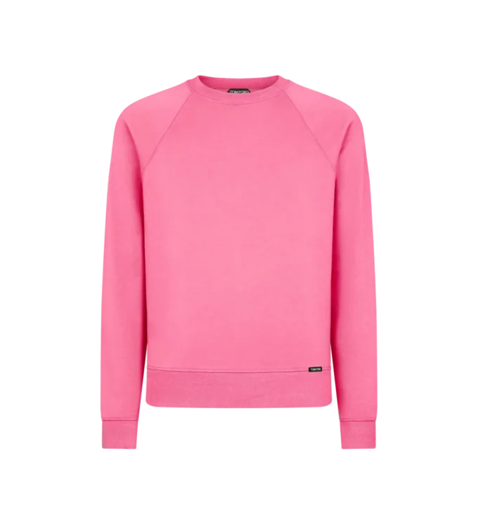 Sweat-shirt à col rond en coton biologique Sweat-shirt à col rond en coton biologique