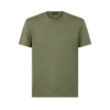 T-shirt à col rond en coton et lyocell