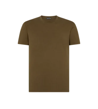 T-shirt à col rond en coton Lyocell