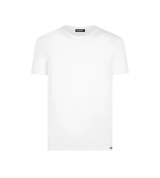 T-shirt à col rond en coton modal