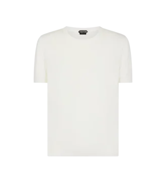 T-shirt à col rond en pur coton