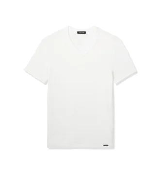 T-shirt en coton à col en V