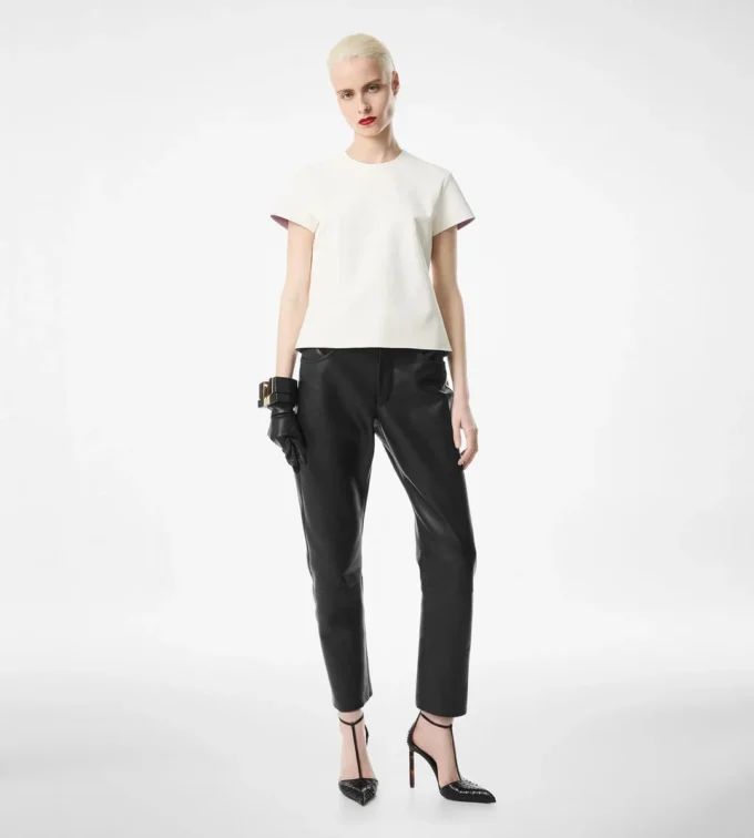 T-shirt Nappa Lux et Washed Duchesse