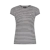 T-shirt rayé avec logo TF brodé ton sur ton