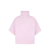 T-shirt sculptural à col cheminée en mélange de cachemire ultrafin T-shirt sculptural à col cheminée en mélange de cachemire ultrafin