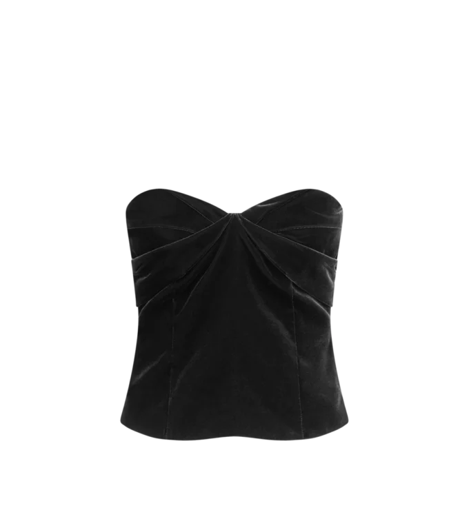 Top corset sans bretelles